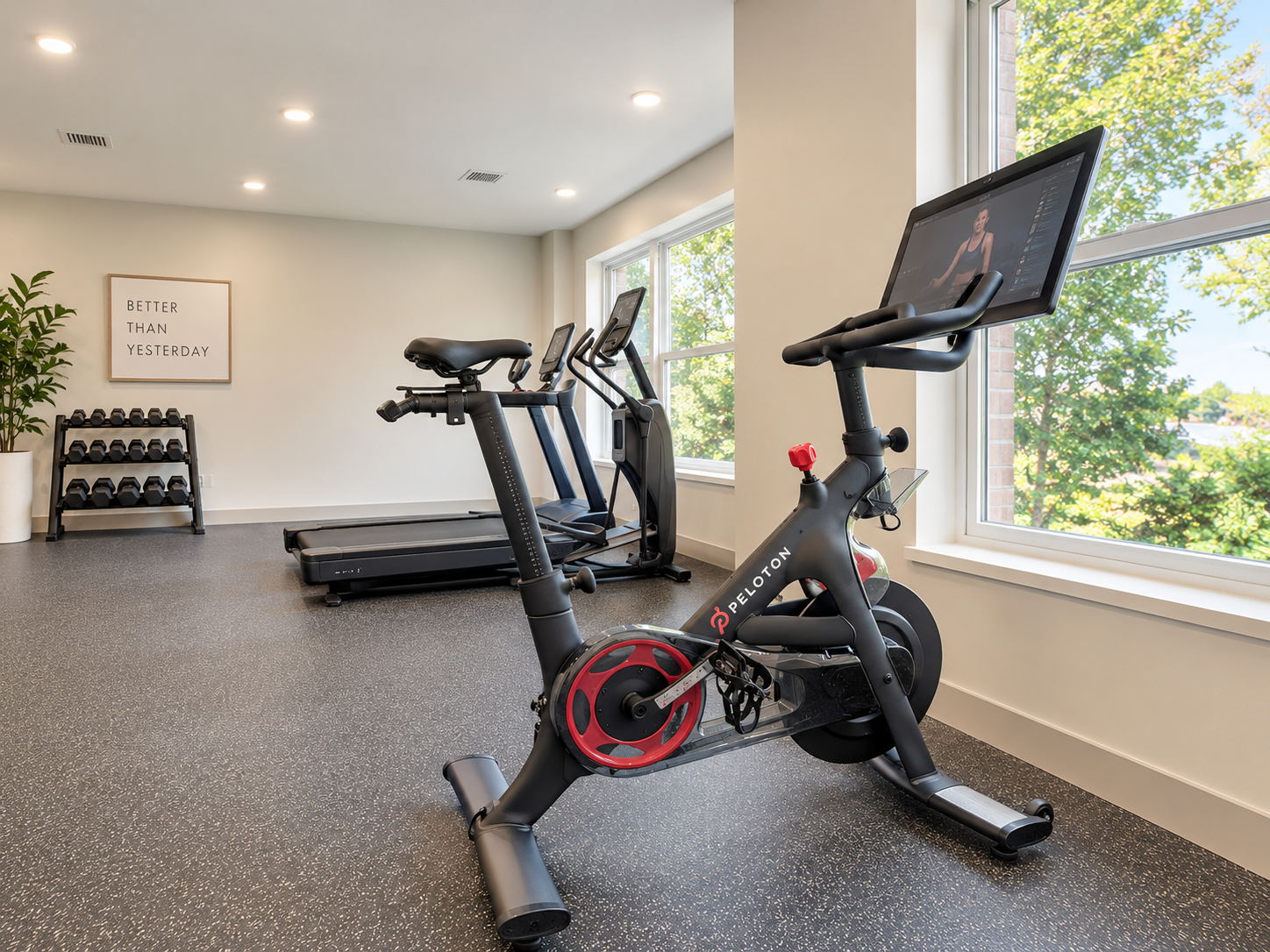 Fitness center at Brook Hill